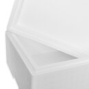 Thermobox Styrofoam box 36,5 liter cooling box shipping container for food, drinks, medication - Styrofoam made of EPS - reusable insulated box