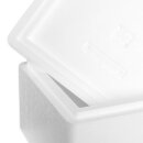 Thermobox Styrofoam box 7.3 liters cooling box shipping container for food, drinks, medication - Styrofoam made of EPS - reusable insulation box